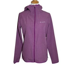 Columbia Heather Purple Windbreaker Jacket Sz M NWOT
